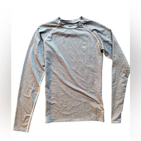 Reebok activewear long sleeve RBK grey size small - Picture 1 of 3
